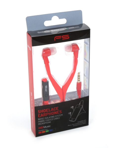 AΚΟΥΣΤΙΚΑ FREE STYLE FH 2112 ΚΟΡΔΟΝΙ  ΚΟΚΚΙΝΟ HANDS FREE