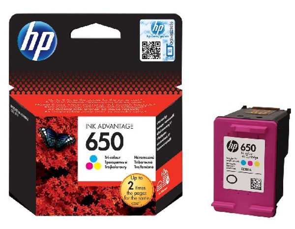 ΜΕΛΑΝΗ HP 650  COLOR CZ102AE BHL  200 PAGES*