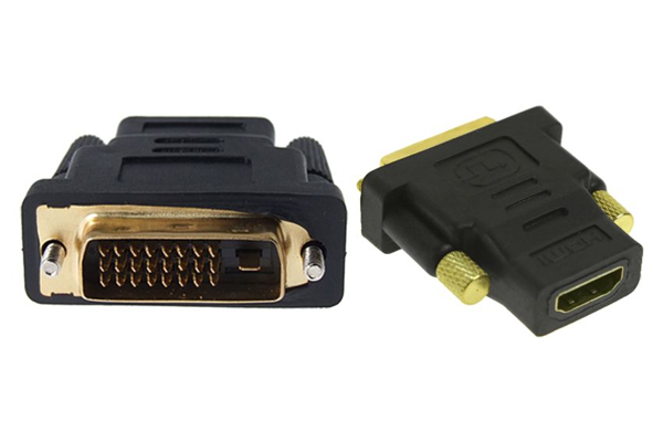 ΑΝΤΑΠΤΟΡΑΣ HDMI POWRTECH από HDMI M / HDMI F, 360 μοίρες περιστροφή