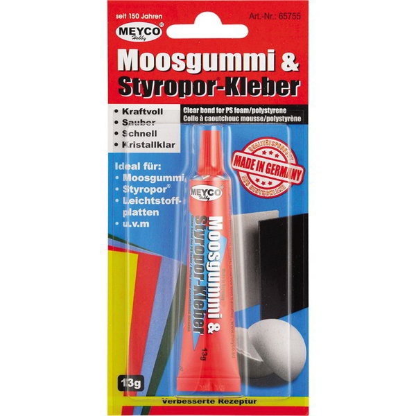 ΚΟΛΛΑ UHU POR (polystyrene) 50ml ΓΙΑ ΦΕΛΙΖΟΛ ΔΙΑΦΑΝΗ