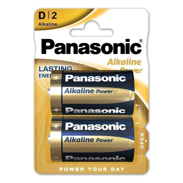 ΜΠΑΤΑΡΙΕΣ PANASONIC D-2 LR20 1.5V 2ΤΕΜ ALKALINE