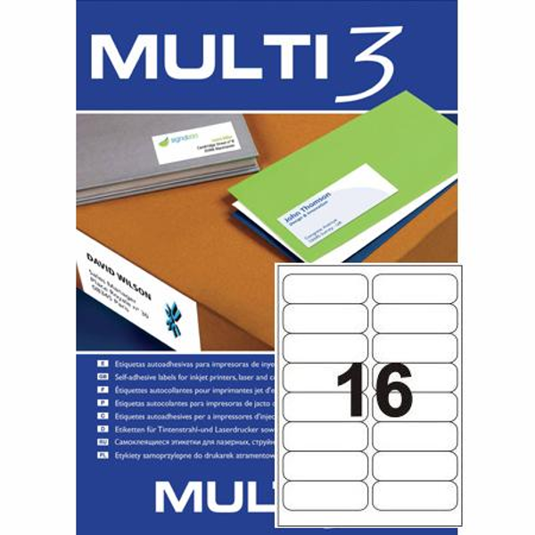 ΕΤΙΚΕΤΕΣ MULTI 3  99.1X34mm  Π100Φ LASER-INKJET-COPY