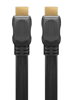 ΚΑΛΩΔΙΟ HDMI GOOBAY καλώδιο HDMI 2.0 με Ethernet 61279, flat, 18Gbit/s, 4K, 2m, μαύρο