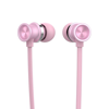ΑΚΟΥΣΤΙΚΑ ΜΙΝΙ CELEBRAT D7 ,on/off, 10mm, 1.2m, ροζ χρυσό HANDSFREE