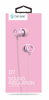 ΑΚΟΥΣΤΙΚΑ ΜΙΝΙ CELEBRAT D7 ,on/off, 10mm, 1.2m, ροζ χρυσό HANDSFREE