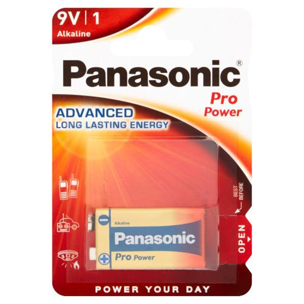 ΜΠΑΤΑΡΙΕΣ PANASONIC 9V PRO ALKALINE 6LR61 (ΛΗΞΗ 11-2027)