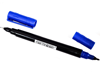 ΜΑΡΚΑΔΟΡΟΣ ΔΙΑΦΑΝΕΙΩΝ EFO DUAL TIP 0.4-1.0mm ΜΠΛΕ P-630