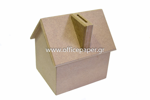 ΞΥΛΙΝΟ ΣΠΙΤΑΚΙ ΚΟΥΜΠΑΡΑΣ MDF ΓΙΑ DECOUPAGE 12Χ13X4cm KT054