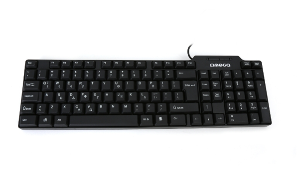 ΠΛΗΚΤΡΟΛΟΓΙΟ OMEGA CENTAURI ΤΧ OK05Τ  ΕΛΛΗΝΙΚΟ USB