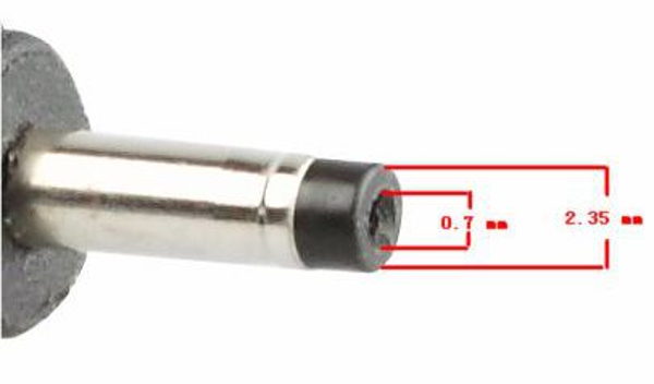 ΒΥΣΜΑ ΤΡΟΦΟΔΟΤΙΚΟΥ POWERTECH  M21 - ASUS 19V/2.1A (120W Max) 2.35x0.7mm