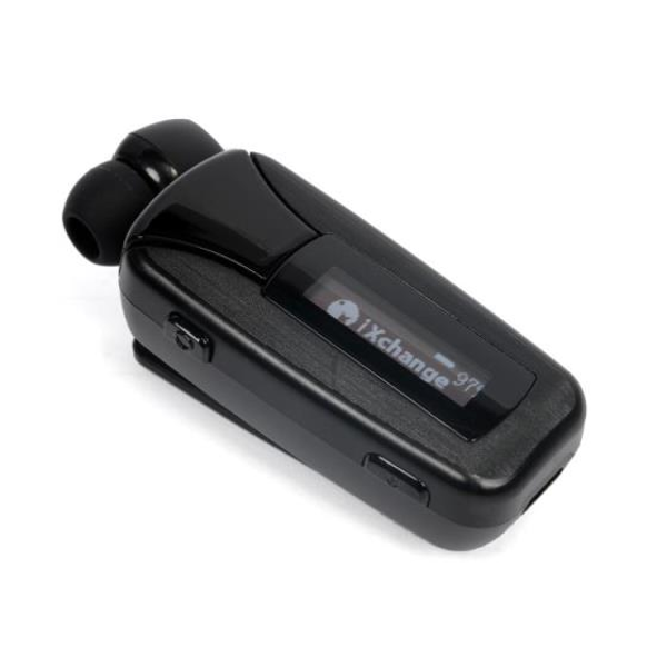 ΑΚΟΥΣΤΙΚΑ BLUETOOTH HANDSFREE Retractable ΒΤ Headset LCD UA51 Pro iXchange Black