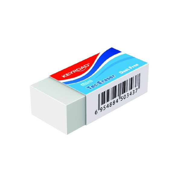 ΓΟΜΟΛΑΣΤΙΧΑ KEYROAD DUST FREE ΜΙΝΙ ΛΕΥΚΗ 4Χ1Χ1.7cm KR970981