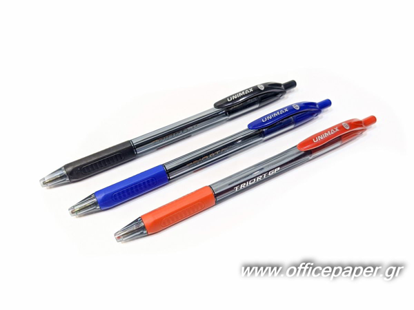 ΣΤΥΛΟ UNIMAX TRIO RT GP 0.7 mm ΜΠΛΕ VISCO FLUID INK ΜΕ ΚΟΥΜΠΙ