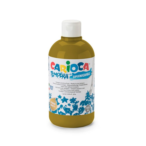 ΤΕΜΠΕΡΑ CARIOCA 500ml ΚΑΦΕΑΜΜΟΥ -BROWN SIENNA