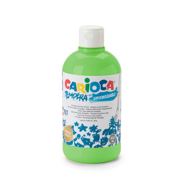 ΤΕΜΠΕΡΑ CARIOCA 500ml ΠΡΑΣΙΝΟ-BRIGTH GREEN