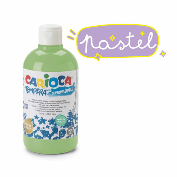 ΤΕΜΠΕΡΑ CARIOCA 500ml ΠΑΣΤΕΛ ΚΙΤΡΙΝΟ -PASTEL YELLOW