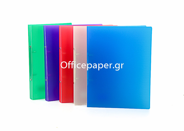 ΚΛΑΣΕΡ ΠΛΑΣΤΙΚΟ PP 2 ΚΡΙΚΩΝ 17Χ25cm ΔΙΑΦΑΝΟ ΚΟΚΚΙΝΟ 06112