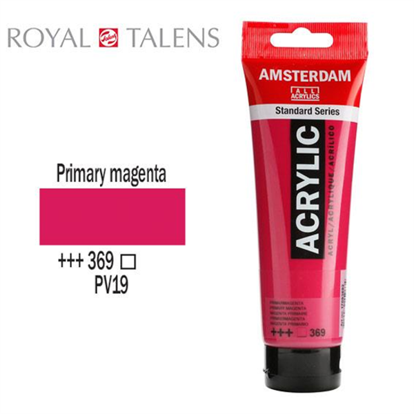 ΑΚΡΥΛΙΚΟ ΧΡΩΜΑ AMSTERDAM 120ml PRIMARY MAGENTA σωληνάριο N369