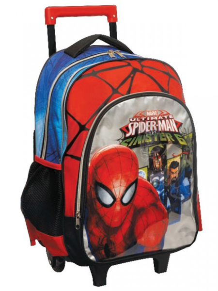 ΣΑΚΙΔΙΟ ΤΡΟΛΛΕΥ SPIDERMAN SINISTER 6  ΟΒΑΛ 3Θ 337-66074 (2017)