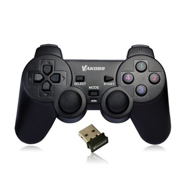 ΧΕΙΡΙΣΤΗΡΙΟ VAKOSS GP-3925BK  PC-PS3 VIBRATION 12BUTTONS