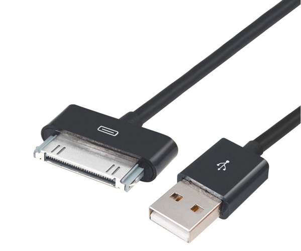 ΚΑΛΩΔΙΟ POWERTECH IPHONE 4/4S 1M BLACK DATA+CHARGE CAB-U023