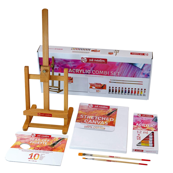 ΣΕΤ ΖΩΓΡΑΦΙΚΗΣ COMBI ACRYLIC TALENS ART.NO. 9011713M ΜΕ ΚΑΒΑΛΕΤΟ