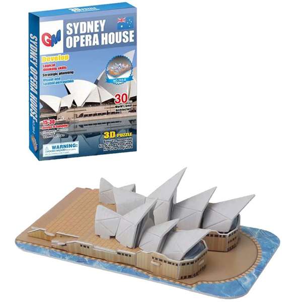 ΜΙΝΙ ΠΑΖΛ 3D ΟΠΕΡΑ ΣΙΔΝΕΥ 30 ΤΕΜ 16x22cm ToyMarkt 891659