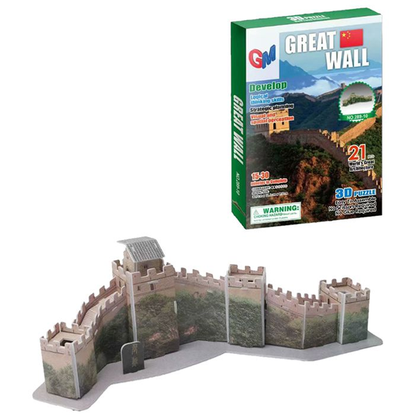 ΜΙΝΙ ΠΑΖΛ 3D ΣΙΝΙΚΟ ΤΕΙΧΟΣ 21 ΤΕΜ 16x22cm ToyMarkt 891660