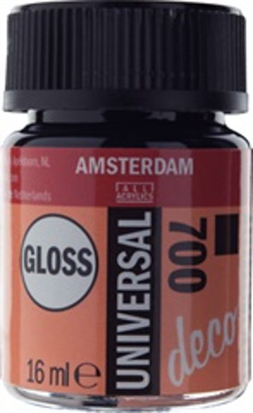 ΧΡΩΜΑ DECORFIN UNIVERSAL GLOSS 16ml BLACK Νο700
