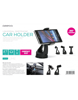 ΒΑΣΗ ΣΤΗΡΙΞΗΣ OMEGA UNIVERSAL CAR HOLDER FOR SMARTPHONE LIME BLACK [43481]