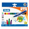 ΜΑΡΚΑΔΟΡΟΙ FIBRACOLOR CLORITO-ΛΕΠΤΟΙ 12 ΧΡΩΜ. SUPERWASHABLE
