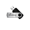 ΜΝΗΜΗ USB MEDIARANGE 16GB BLACK USB 2.0 SWIVEL