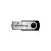 ΜΝΗΜΗ USB MEDIARANGE 16GB BLACK USB 2.0 SWIVEL