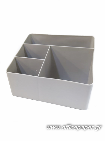 ΜΟΛΥΒΟΘΗΚΗ-ΠΟΛΥΘΗΚΗ ΚΑΛΛΥΝΤΙΚΩΝ  18x13,5x15 εκ. ΓΚΡΙ 35903-08