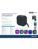ΗΧΕΙΑ BLUETOOTH ΦΟΡΗΤΟ PLATINET SPEAKERS PMG5 BLUETOOTH LED IPX4 5W [43973]