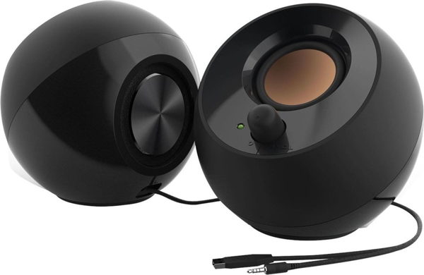 HXEIA CREATIVE PEBBLE BLACK 2.0 USB POWER 2X2.2W RMS