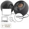 HXEIA CREATIVE PEBBLE BLACK 2.0 USB POWER 2X2.2W RMS