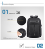 ΤΣΑΝΤΑ CITY-LAPTOP ARCTIC HUNTER ΠΛΑΤΗΣ ΜΑΥΡΗ B00121C-BK
