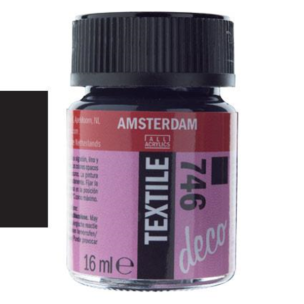 ΧΡΩΜΑ DECORFIN ΓΙΑ ΥΦΑΣΜΑ 16ml BLACK Νο700
