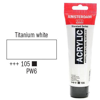 ΑΚΡΥΛΙΚΟ ΧΡΩΜΑ AMSTERDAM 120ml WHITE TITANIUM σωληνάριο  N105