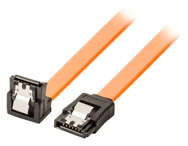 ΚΑΛΩΔΙΟ POWERTECH SATA III 7-pin σε 7-pin CAB-W024, Metal Clip, 0.5m