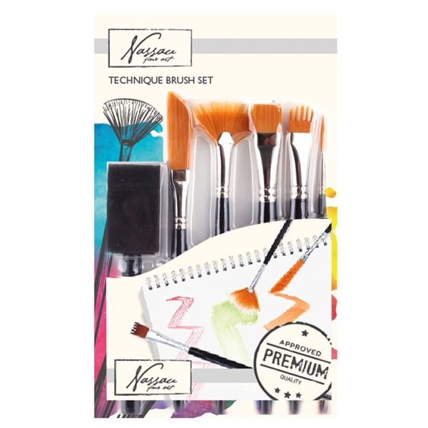 ΣΕΤ ΠΙΝΕΛΑ 7ΤΕΜ - TECHNICAL BRUSHSET