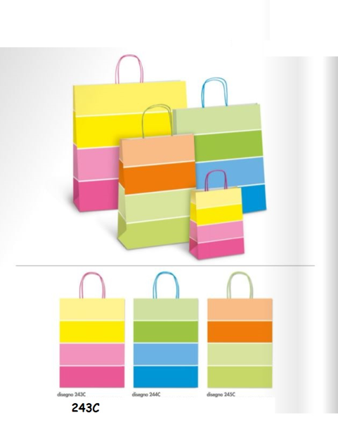 ΣΑΚΟΥΛΑ ΔΩΡΟΥ ΧΑΡΤΙΝΗ ΛΟΥΛΟΥΔΙΑ ΜΕ ΚΟΡΔΟΝΙ  42x31x9.5cm 10315