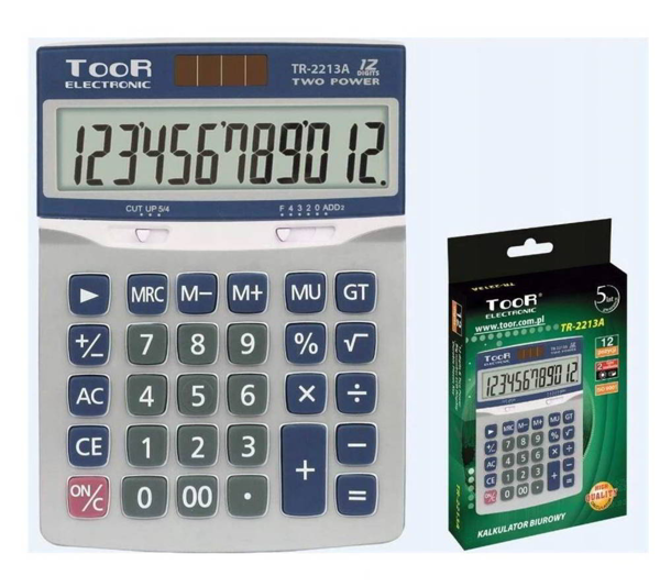 ΑΡΙΘΜΟΜΗΧΑΝΗ TORR 12ΨΗΦΙΑ 158x106x35mm ΤΑΧ, ΜΑΥΡΗ TR-2296Τ WATERPROOF