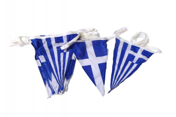 ΓΙΡΛΑΝΤΑ ΣΗΜΑΙΑΚΙΑ ΕΛΛΑΣ ΠΟΛΥΕΣΤΕΡ 21.7Χ29 20ΣΗΜ.ΜΗΚΟΣ 8 ΜΕΤΡΑ