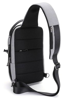 ΤΣΑΝΤΑΚΙ ΩΜΟΥ-CROSSBOY ARCTIC HUNTER XB00105-GY, USB, αδιάβροχη, γκρι