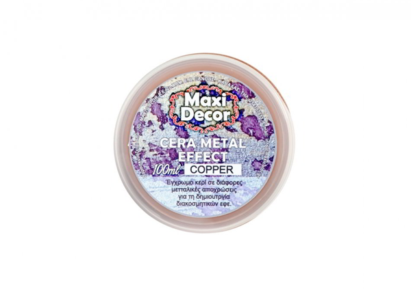 ΠΑΣΤΑ ΚΕΡΙΟΥ CERA METAL EFFECT SILVER MAXI DECOR 50ml