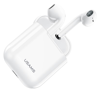 ΑΚΟΥΣΤΙΚΑ ΒΤ USAMS earphones US-YA001 με θήκη φόρτισης, True Wireless, λευκά