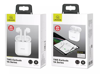 ΑΚΟΥΣΤΙΚΑ ΒΤ USAMS earphones US-YA001 με θήκη φόρτισης, True Wireless, λευκά