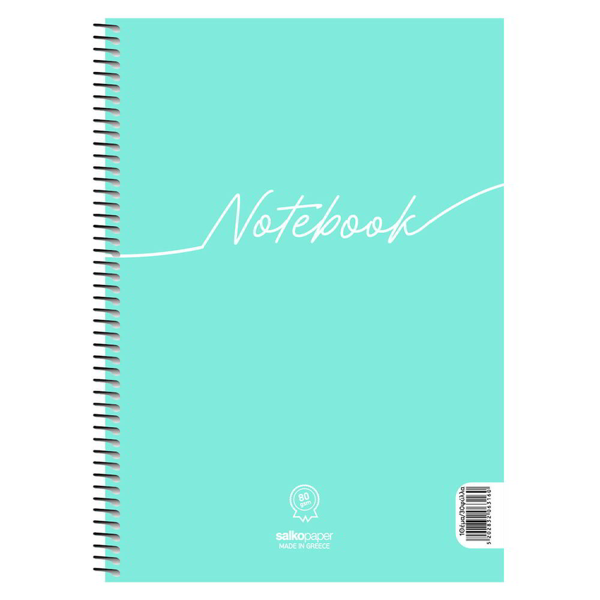 ΤΕΤΡΑΔΙΟ ΣΠΙΡΑΛ SALKO NOTEBOOK 21X29 90Φ*180σελ. ΘΕΜΑΤΑ 3 6318
